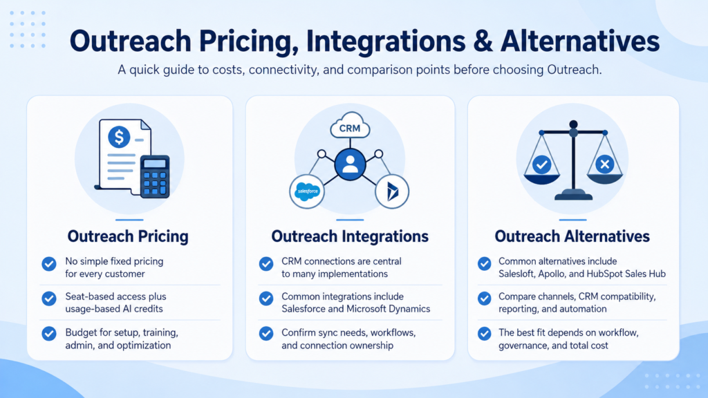 Outreach Pricing, Integrations, and Alternatives