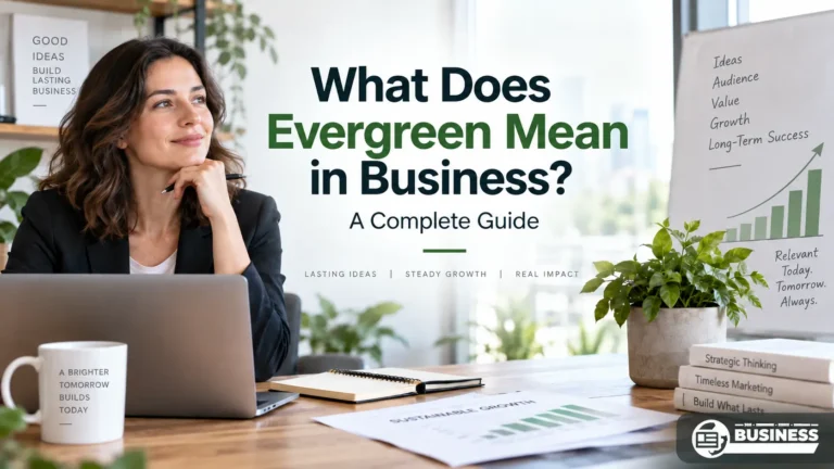 What Does Evergreen Mean in Business